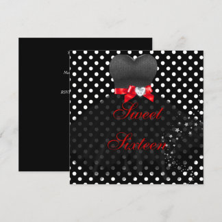 SWEET SIXTEEN 16th Birthday Party Invitation