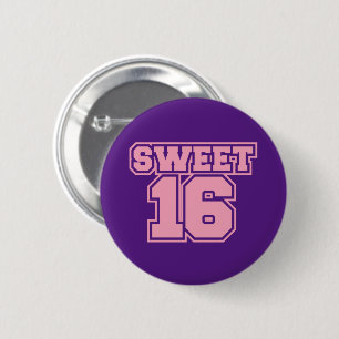 Sweet Sixteen 2 Inch Round Button