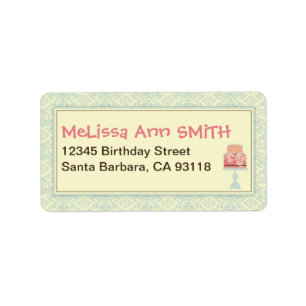 Sweet Sixteen Address Label 2