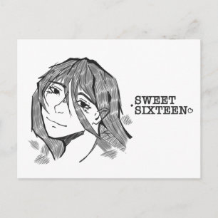 Sweet sixteen anime manga card