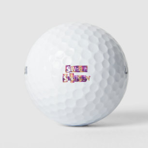 Sweet Sixteen Art Print Golf Balls