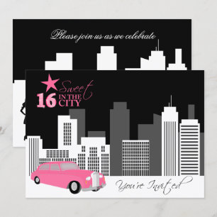Sweet Sixteen Birthday Party Invitation