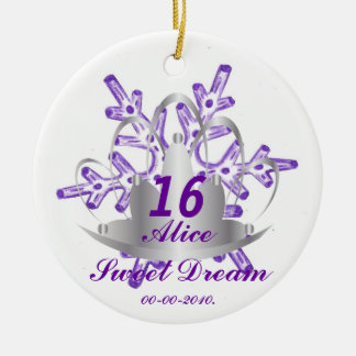 Sweet Sixteen Dream-Customize Ceramic Ornament