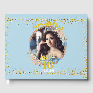Sweet sixteen Fairytale Princess Photo  Guest Book
