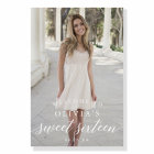 Sweet sixteen fête d'anniversaire avec photo