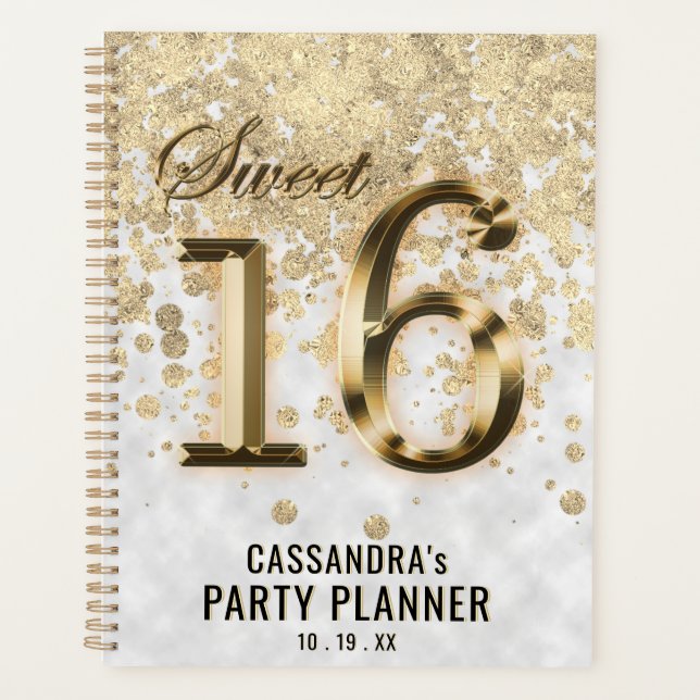 Sweet sixteen Gold Faux Foil (Devant)