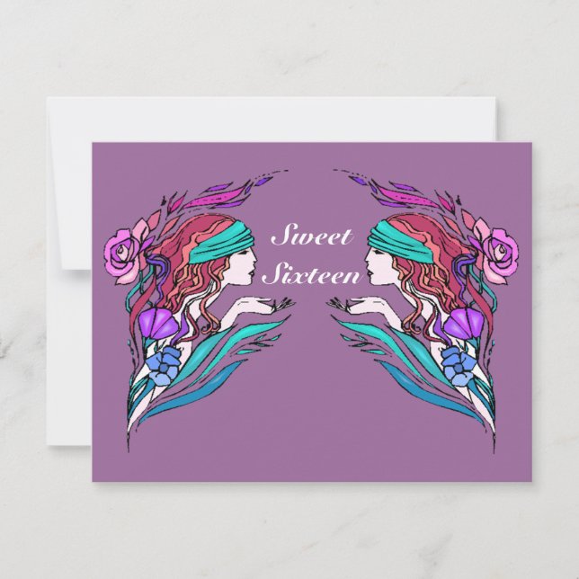 SWEET SIXTEEN GR8 16 INVITATIONS DE PARTIE (Devant)