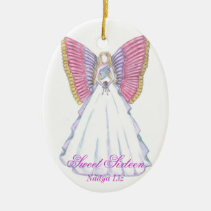 Sweet Sixteen Keepsake-Customize Ceramic Ornament