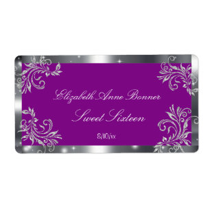 Sweet sixteen, Parties scintillant d'argent, Custo
