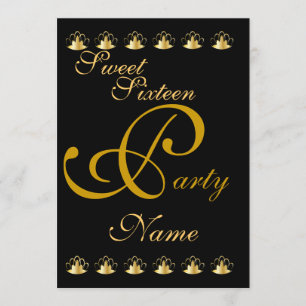 Sweet Sixteen Party-Customize Invitation