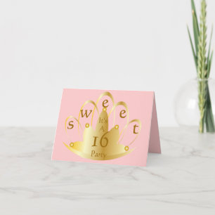Sweet Sixteen Party-Customize Invitation