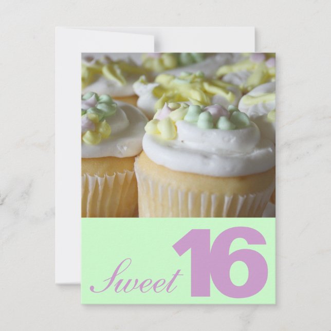 Sweet Sixteen Party Invitations (Front)