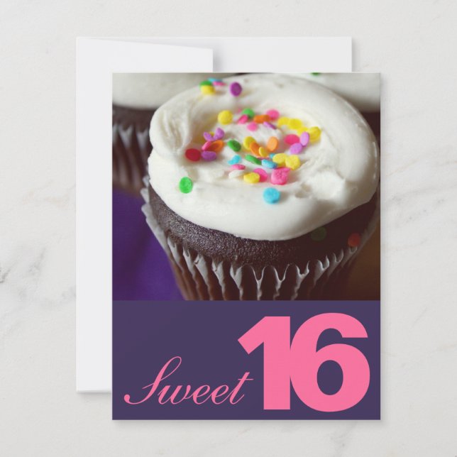 Sweet Sixteen Party Invitations (Front)