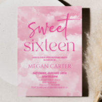 Sweet Sixteen Pink Clouds 16th Birthday Party