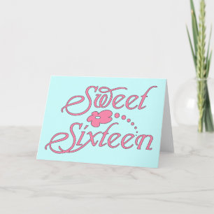 Sweet Sixteen — Pink Invitation