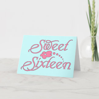 Sweet Sixteen - Pink Invitation