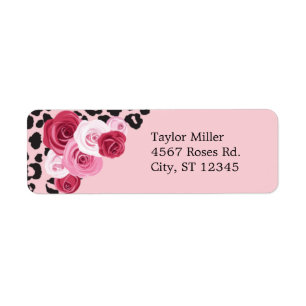 Sweet sixteen rose et Poster de animal