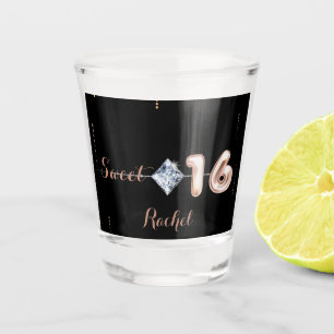 Sweet sixteen shot glass