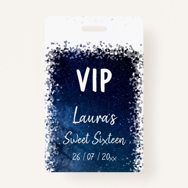 Sweet Sixteen VIP badge (Front)