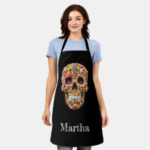 Sweet Skull personalized apron