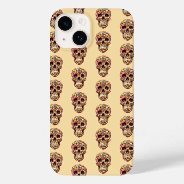 Sweet Skulls Case-Mate iPhone Case (Back)