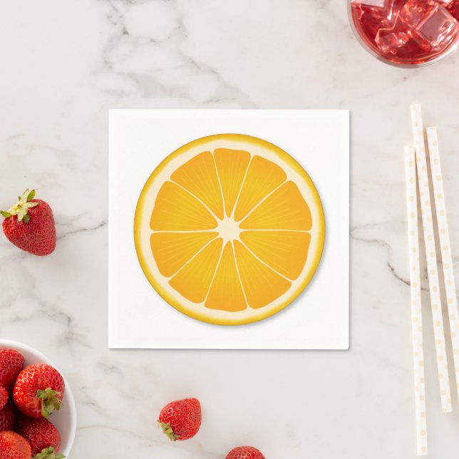 Sweet Slice of Orange Fruit Party Napkin (Insitu)