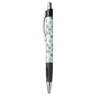 Sweet Sloth Floral Pattern Pen