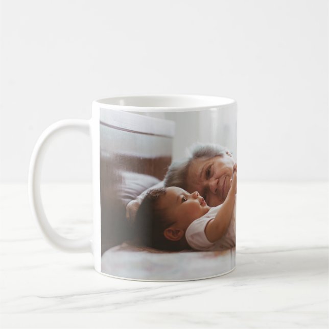 Sweet Smiles Famille Nouveau-né Bébé Photo Mug (Gauche)