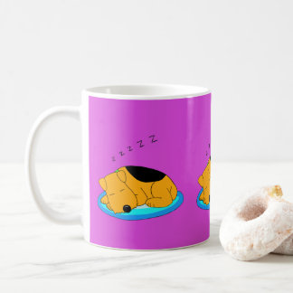 Sweet Snoring Puppy Dog Mug