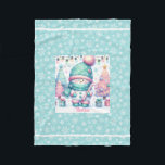 Sweet Snowman Personalize Name Christmas Baby Fleece Blanket<br><div class="desc">Sweet Pastel Snowman Personalize Name Christmas</div>