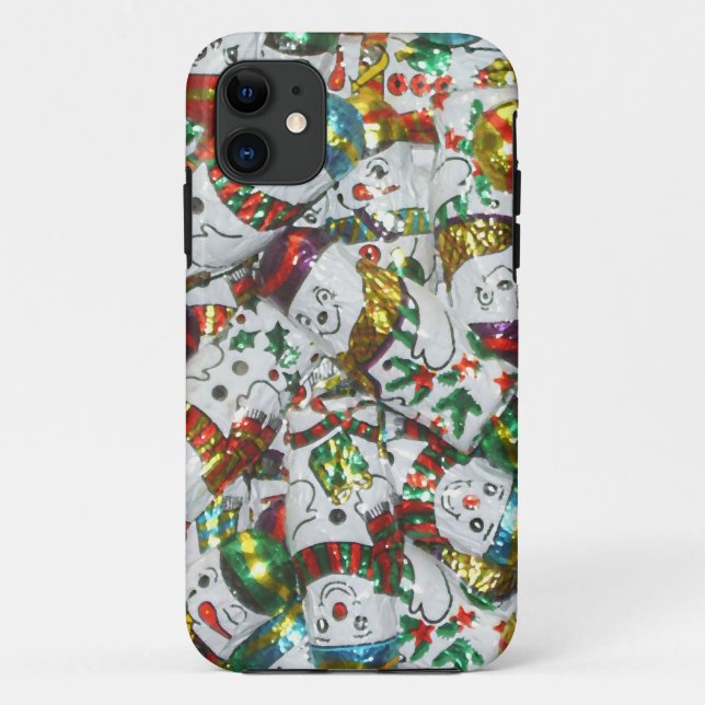 Sweet Snowmen iPhone case (Back)