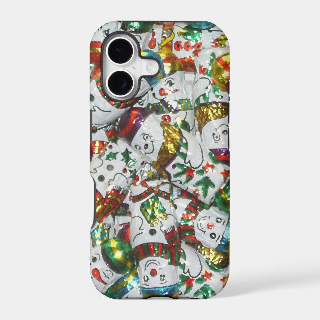 Sweet Snowmen iPhone case (Back)