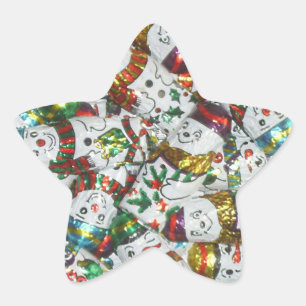 Sweet Snowmen sticker star