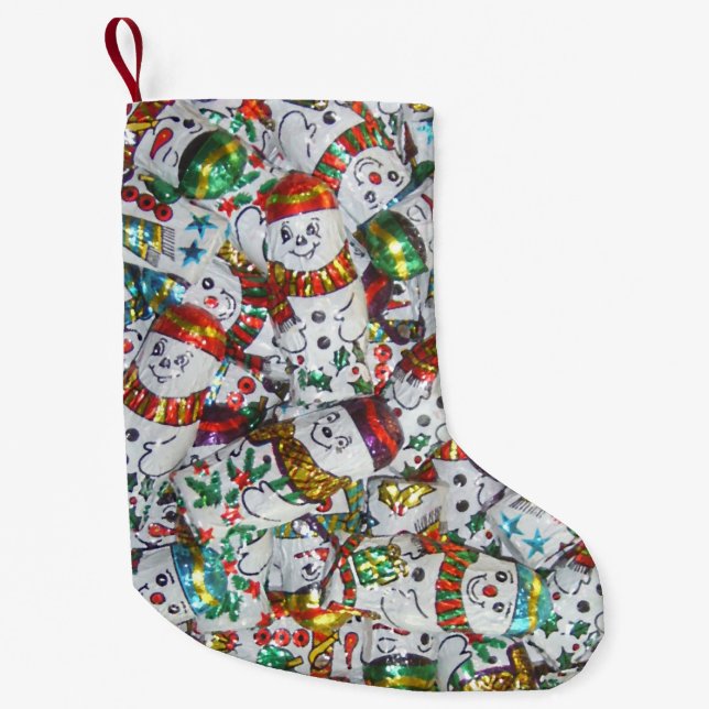 Sweet Snowmen stocking two sided (Front)