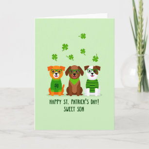 Sweet Son Happy St Patricks Day Card
