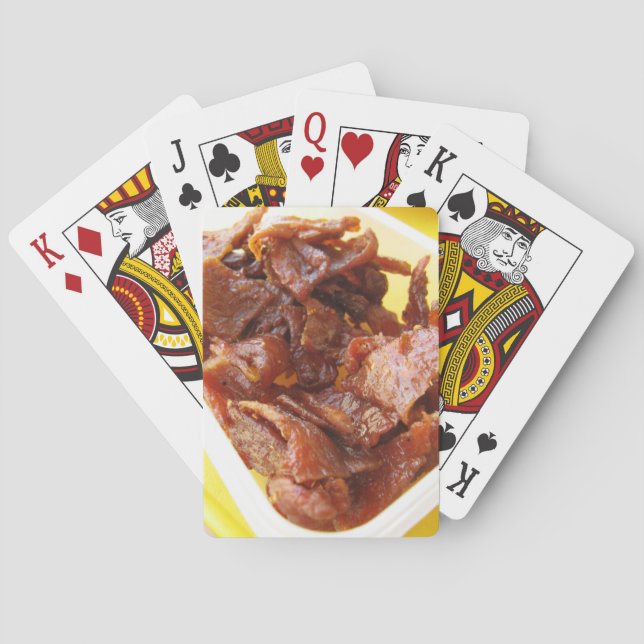 Sweet & Sour Dried Ham [Muu Wan] Playing Cards (Back)