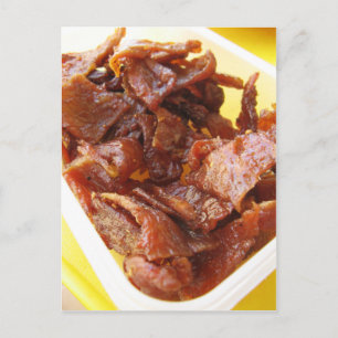 Sweet & Sour Dried Ham [Muu Wan] Postcard