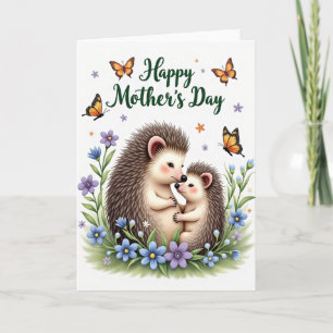 Sweet Spiny Mothers Day Card