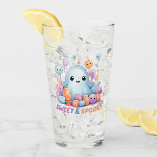 Sweet & Spooky – Cute Pastel Blue Ghoul Glass