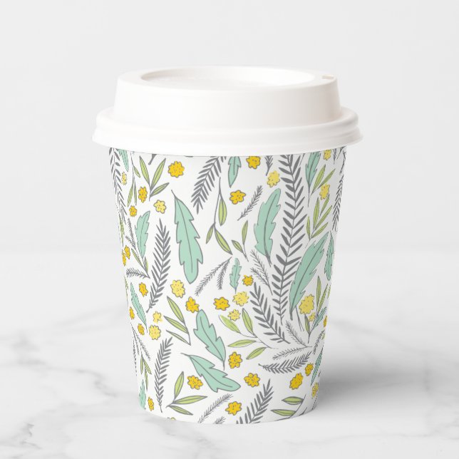 Sweet Sprigs Gender Neutral Baby Shower Cup (Front)