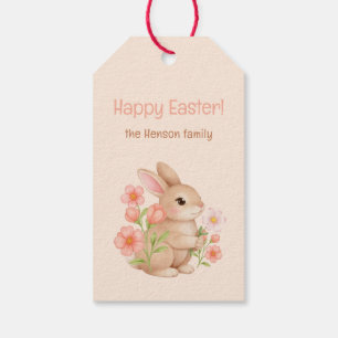 Sweet Spring Bunnies & Floral Garden Gift Tags