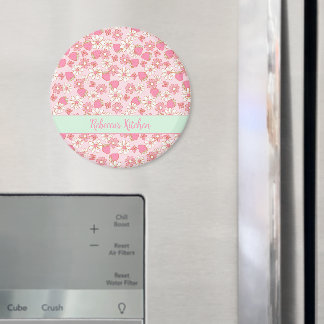 Sweet Spring Strawberries Personalized Magnet