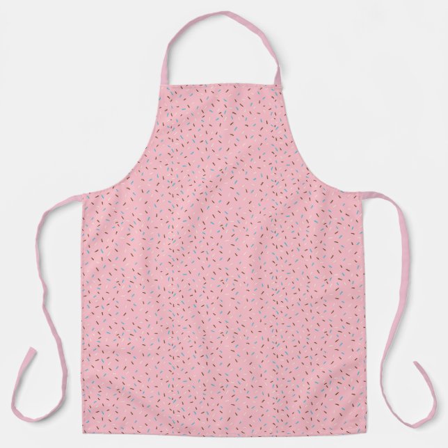 Sweet Sprinkles Apron (Strawberry Pink) (Front)