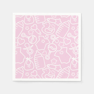 Sweet Sprinkles Pink Napkin