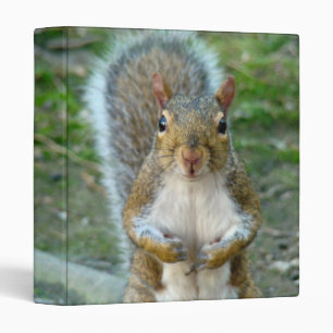 Sweet Squirrel Face Binder