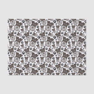 Sweet Standard Schnauzer Miniature Pet Puppy Dog Tissue Paper