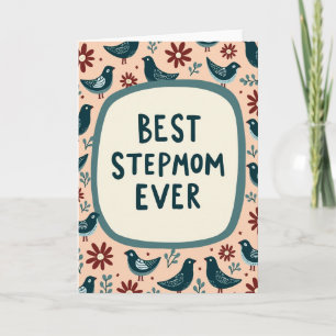 Sweet Step Mothers Day Bird Card