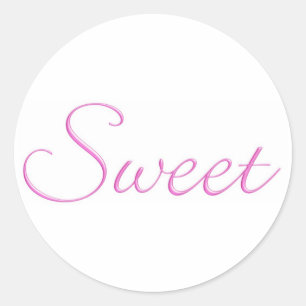 Sweet Stickers..! Classic Round Sticker