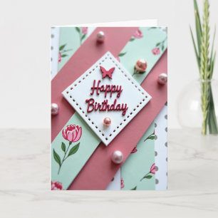 Sweet Stitched Birthday Card