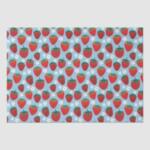 Sweet Strawberries Pattern Tissue Paper